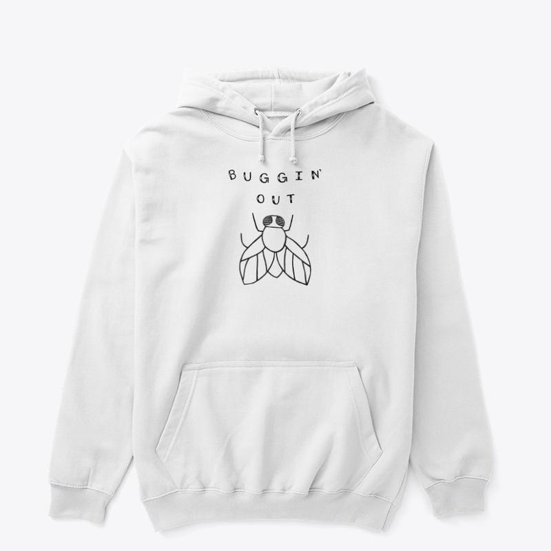 Buggin' Out Hoodie (White or Pink)